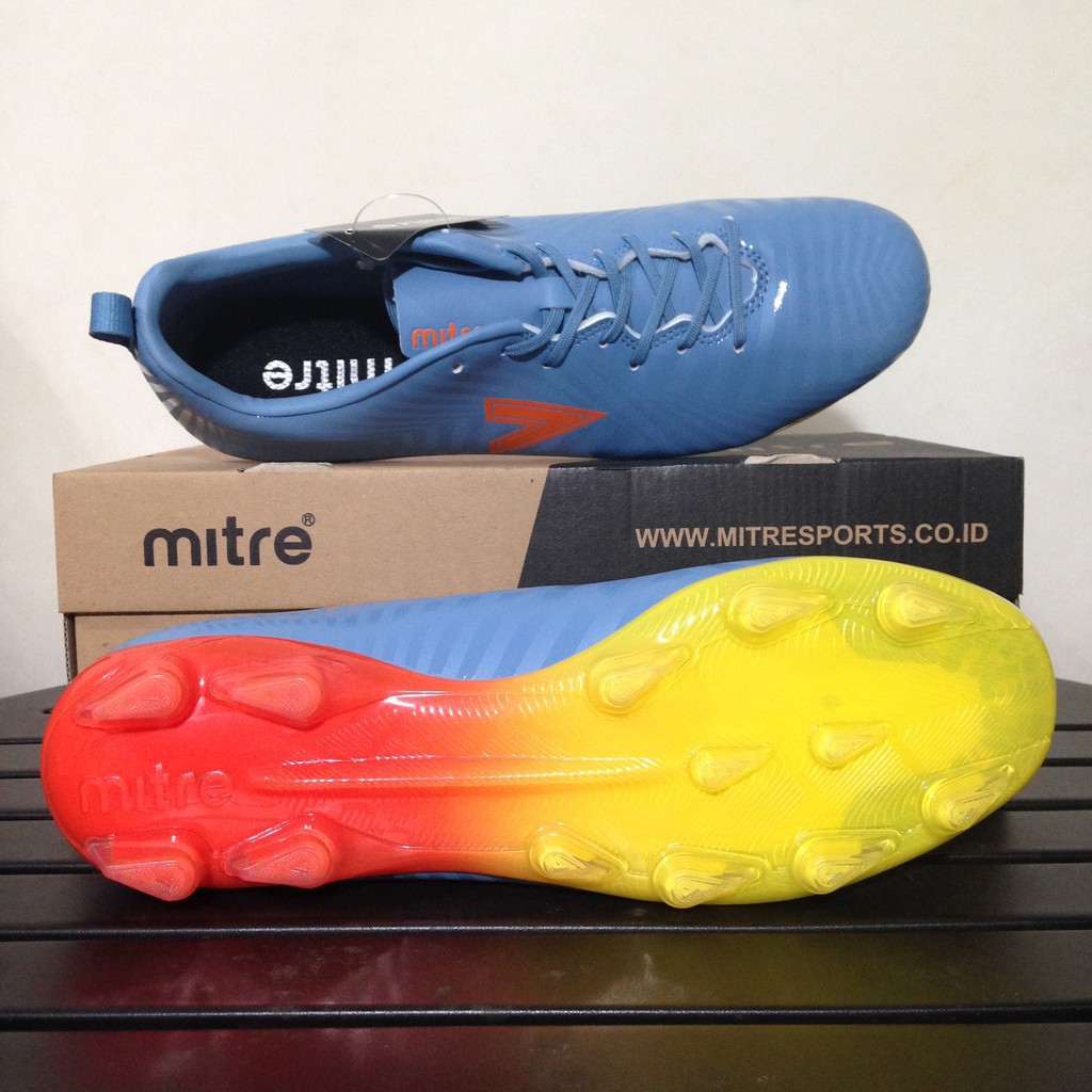 Sale Sepatu Bola Mitre Optimize FG Dark Lead Orange T01010021 Original BNIB