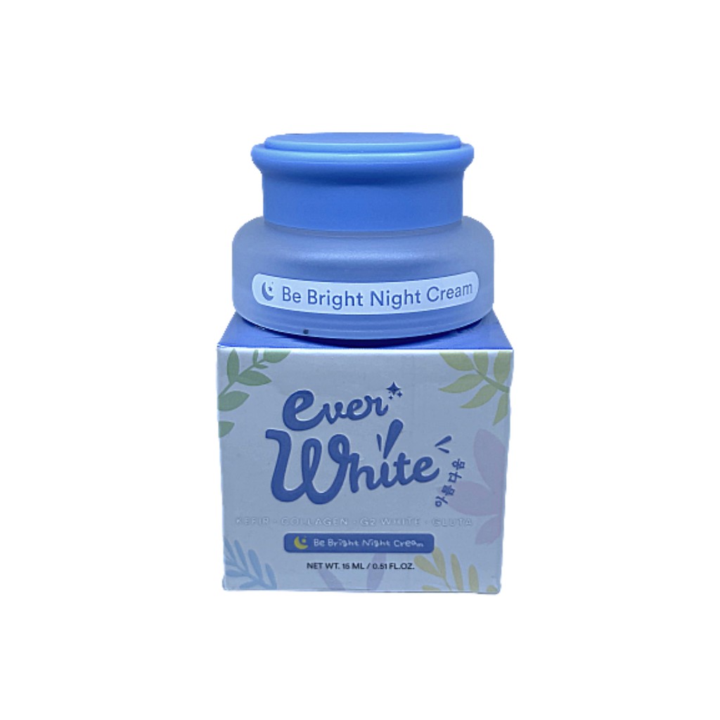 EVERWHITE NIGHT CREAM BPOM KRIM PELEMBAB WAJAH PERAWATAN KULIT WAJAH MOISTURIZING BRIGHTENING