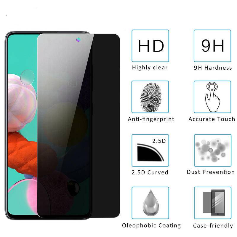 Pelindung Layar Tempered Glass Anti Spy Untuk XiaoMi RedMi K20 K30s K40 K40s K50 Pro RedMi 10A 10X 5 7 7A 8 8A 9 4G 5G