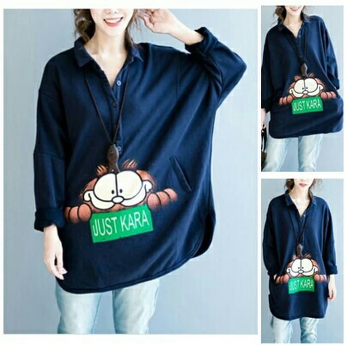 Atasan Wanita - Blus Sifon - Blouse Wanita Blouse Just Kara Jumbo Produk Terbaik