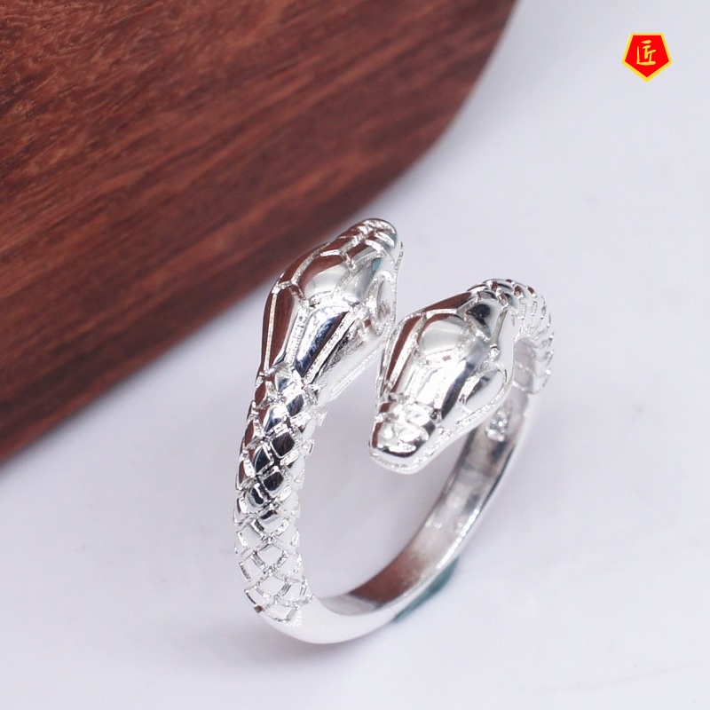 [Ready Stock]S925 Silver Minimalist Creative Animal Ring