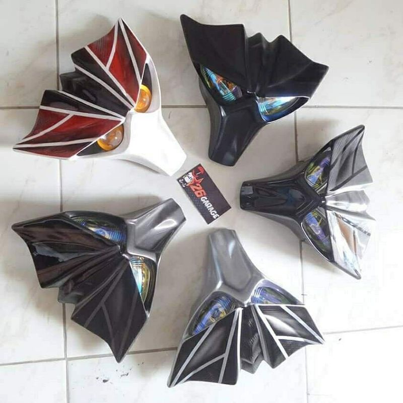 Batok Headlamp Streetfighter Monster Street Fighter Aksesoris Motor