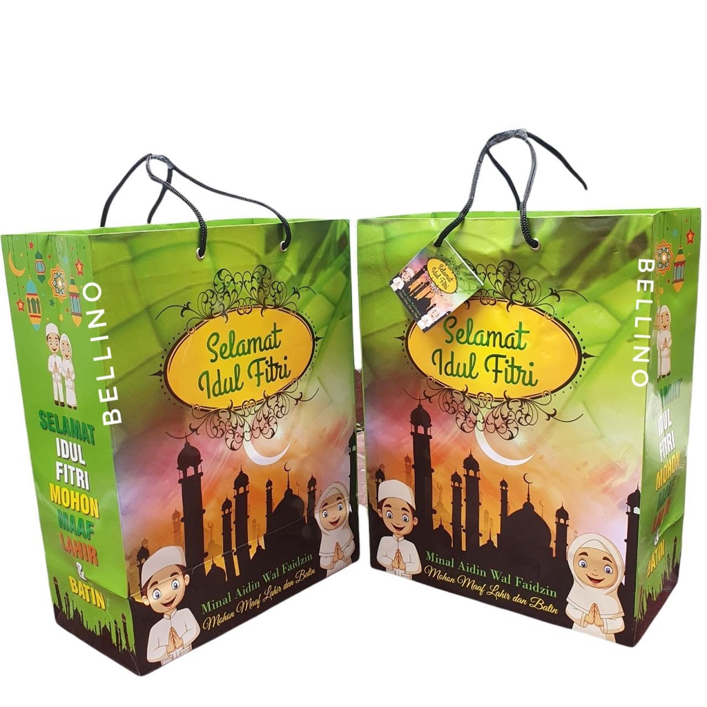 

ITBEL - Tas Lebaran Idul Fitri Paper Bag Motif Idul Fitri Paper Bag Tas Hantaran Lebaran Tas Bingkisan Muat Banyak Tebal Goodie Bag Lebaran Paper Bag Premium Muat Banyak 25x33x13cm