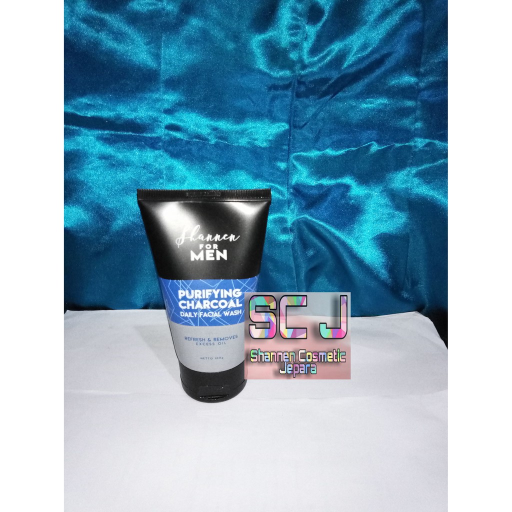Shannen For Men Purifying Charcoal Daily Facial Wash
