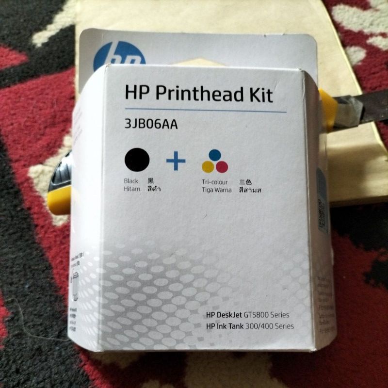 hp prinhead kit 3jb06aa black+ color head printer hp 315 415 515