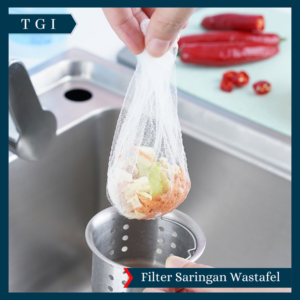 TGI - KANTONG SARINGAN SEKALI BUANG WASTAFEL SINK DAPUR CUCI PIRING KITCHEN WASTAFEL TOILET SHOWER