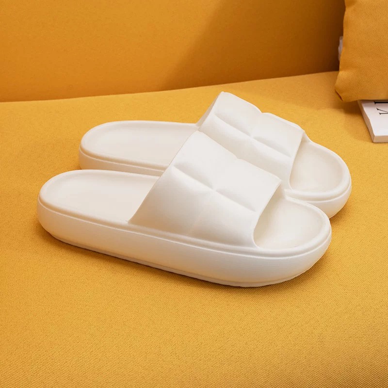 ✨✨012 SENDAL RUMAH FLIP FLOP SANDAL PREMIUM HNM UNISEX COUPLE SLIP ON ANTI SLIP / SANDAL H&M QUALITED POOL / SANDAL HM WANITA IMPOR BAHAN KARET✨✨-PUTIH