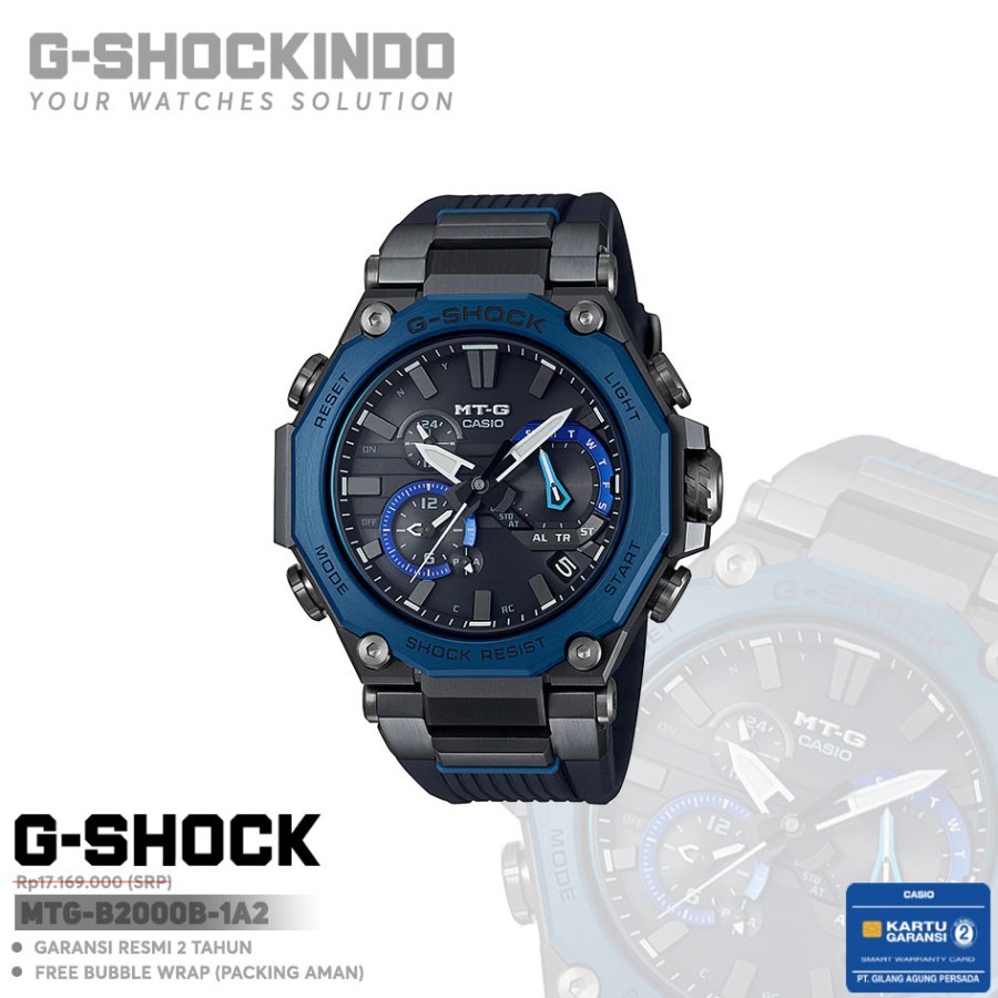 Casio G-Shock MTG-B2000B-1A2 / MTG-B2000B-1A2DR Original