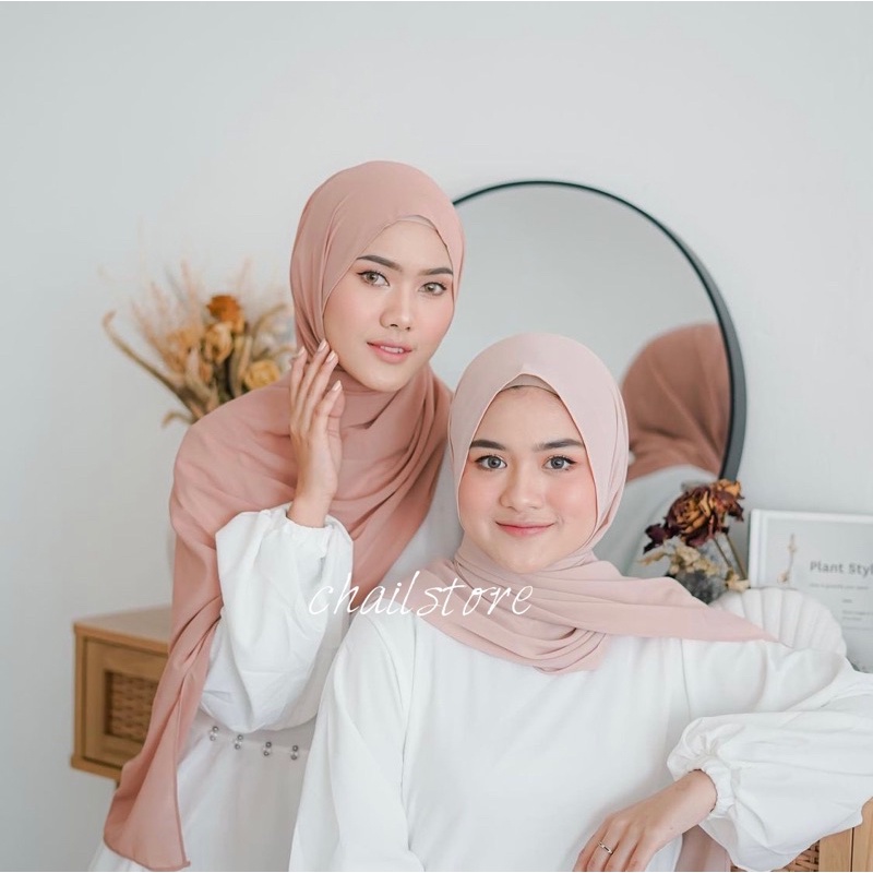 Pashmina Ceruty Babydoll Premium /  Hijab / Jilbab ceruti