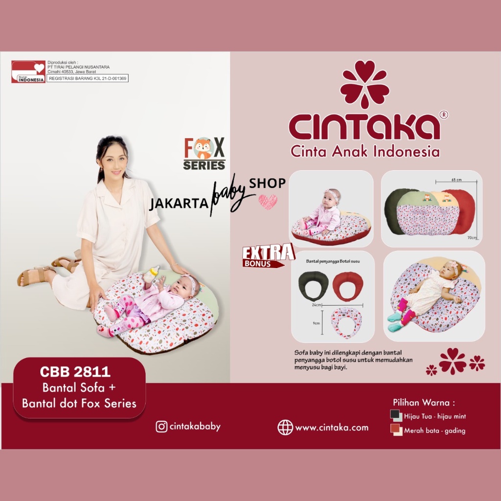 BANTAL SOFA + BANTAL DOT FOX SERIES CINTAKA CBB2811