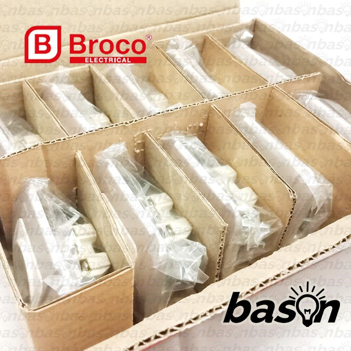 BROCO Galleo Silver / Perak G151 | Socket Outlet - Stop Kontak