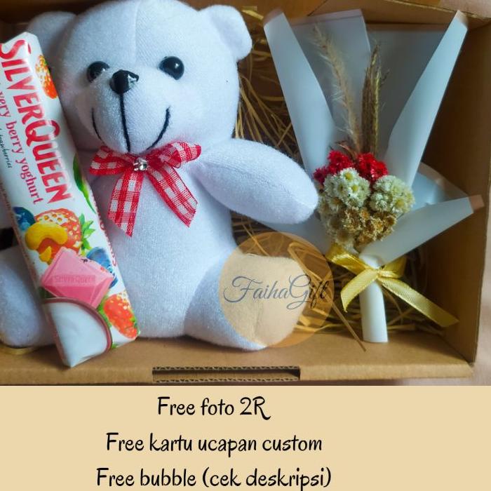 

Barang Terlaris ♙ Siap Kirim Gift box hampers boneka lucu kado pacar wisuda hadiah ultah murah saha