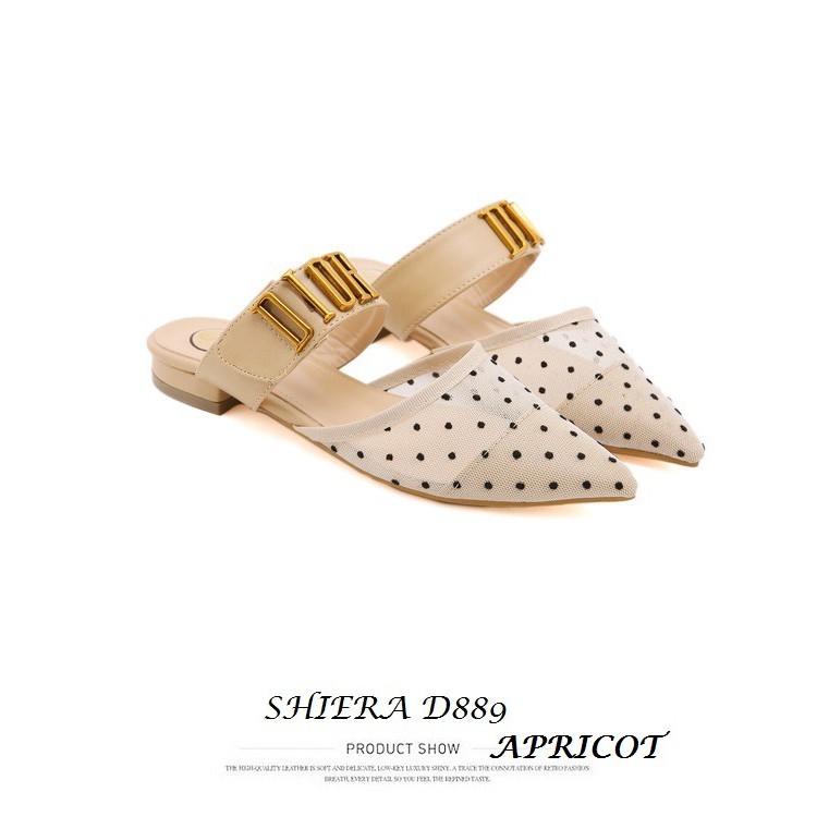 SHIERA MULES FLAT SHOES LANCIP D889