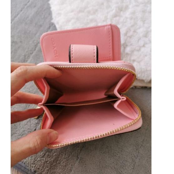 Murahnich dompet import/ Dompet lipat mini branded/ coach Signature wallet with box "PAB.08Ap22н"