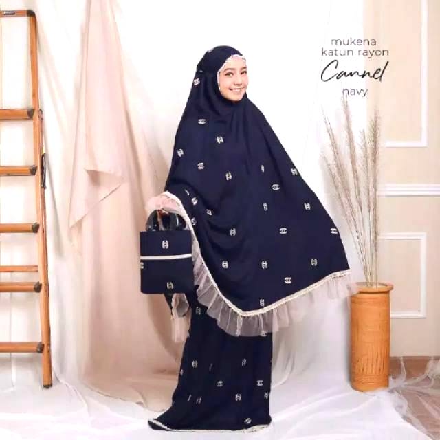 MUKENA RENDA BORDIR BALI CHANNEL MUKENA KATUN RAYON SOLO ZOYA CANTIK ADEM MURAH BERKUALITAS