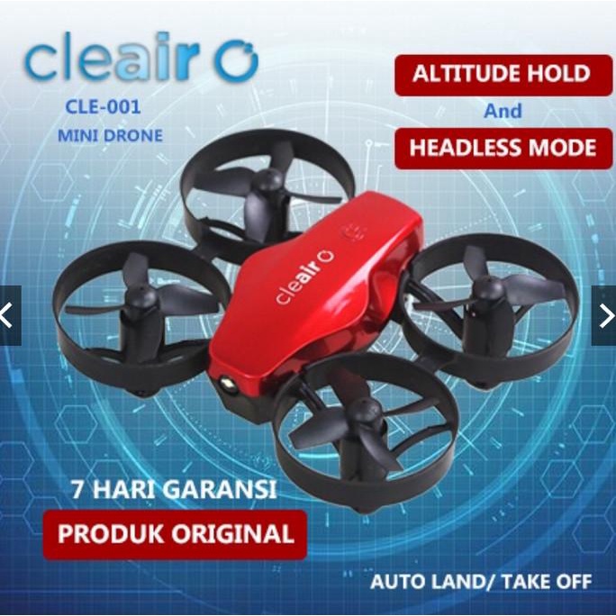 [ Promo ] Cleair O2 Mini Wifi Drone Kamera Fpv Live Streaming Mini Racing - Drone Kamera Dan Aksesor