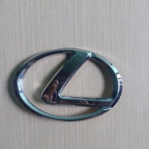 Emblem Logo Lexus Chrome