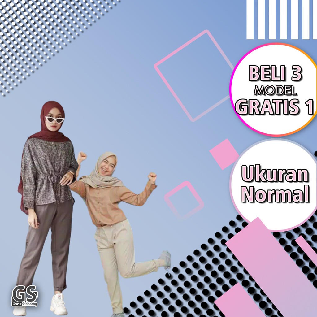  Baggy  Pants  Seri A bisa COD Celana  Kerja Celana  Kantor 