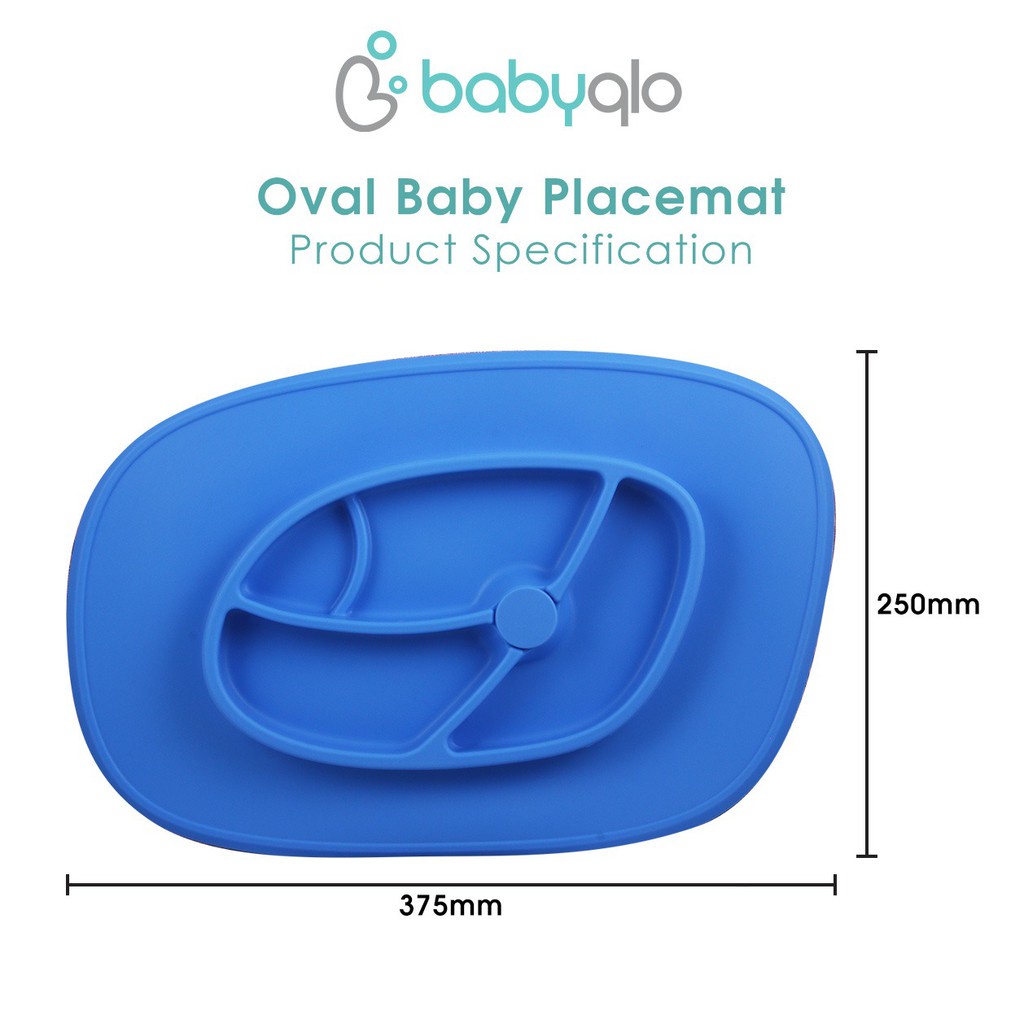 Babyqlo Baby Placemat Big Size BQ-PL8006 - Piring Makan Bayi