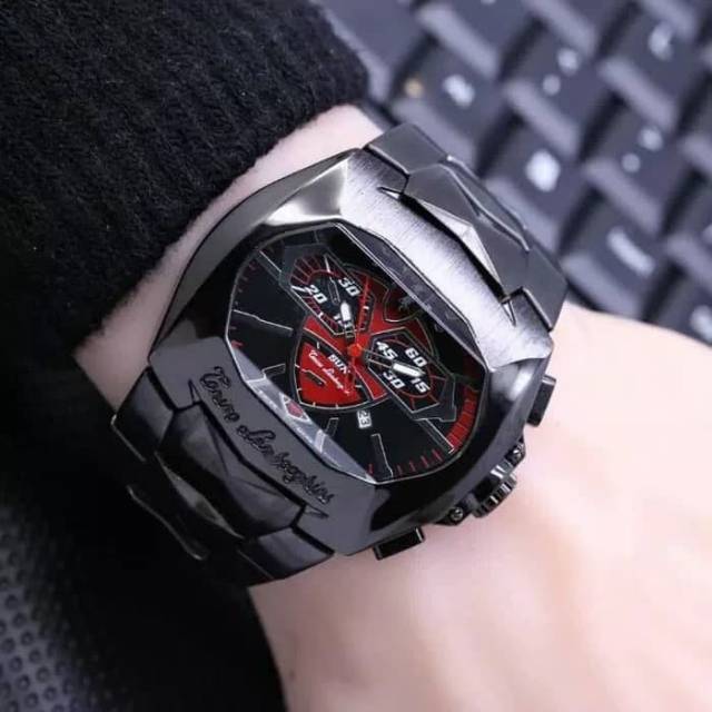 Jam tangan pria Lamborghini sport jam tangan keren