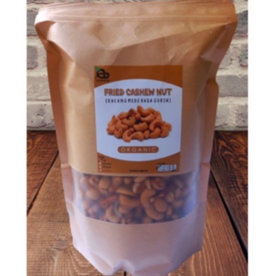 1 Kg Kacang Mede Panggang - Mete Utuh / Roasted Cashew Premium