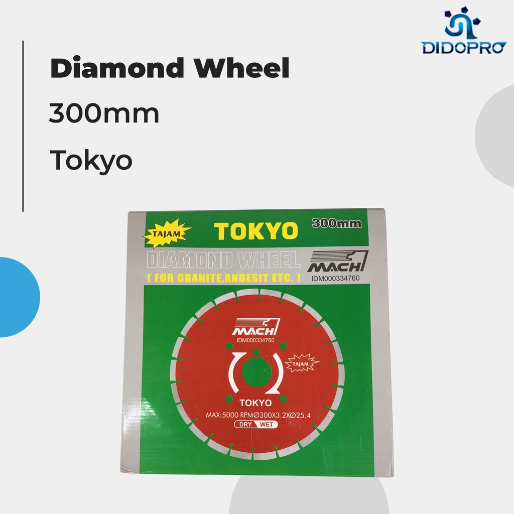 Mata Potong Beton Keramik Granit 12inch / Diamond Wheel Tokyo 12&quot;