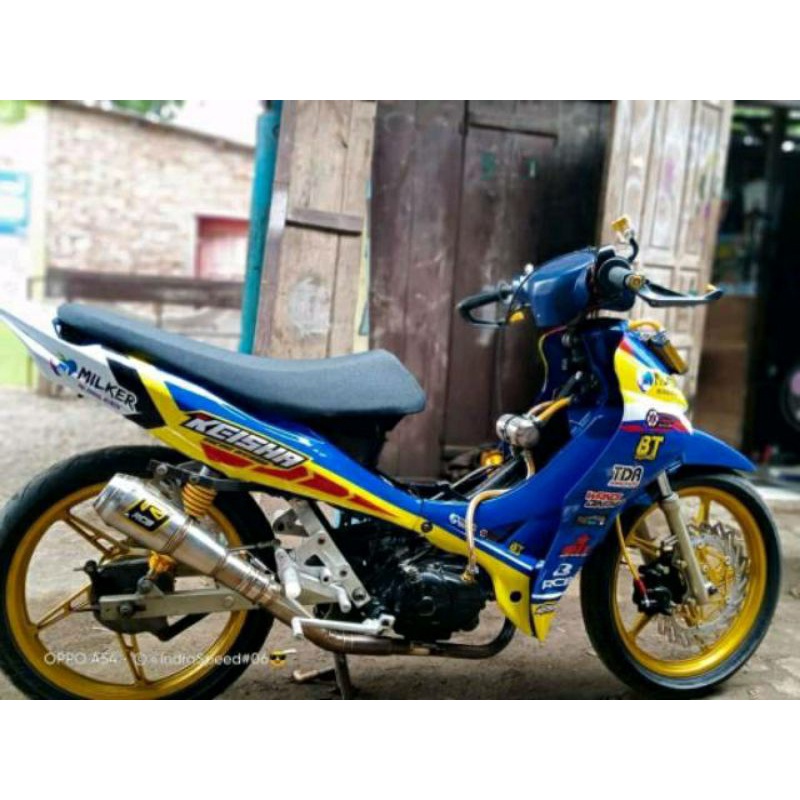 Knalpot RCB GTX Fulsystem Jupiter z Supra x Vega Revo Shogun Karisma-1