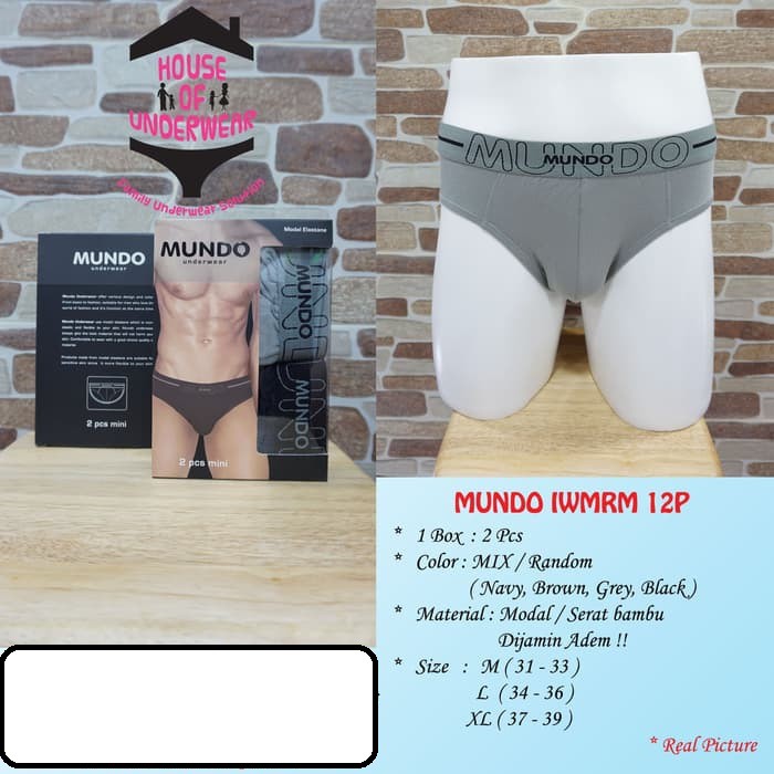 CELANA DALAM PRIA CD MUNDO IWMRM12P ISI 2