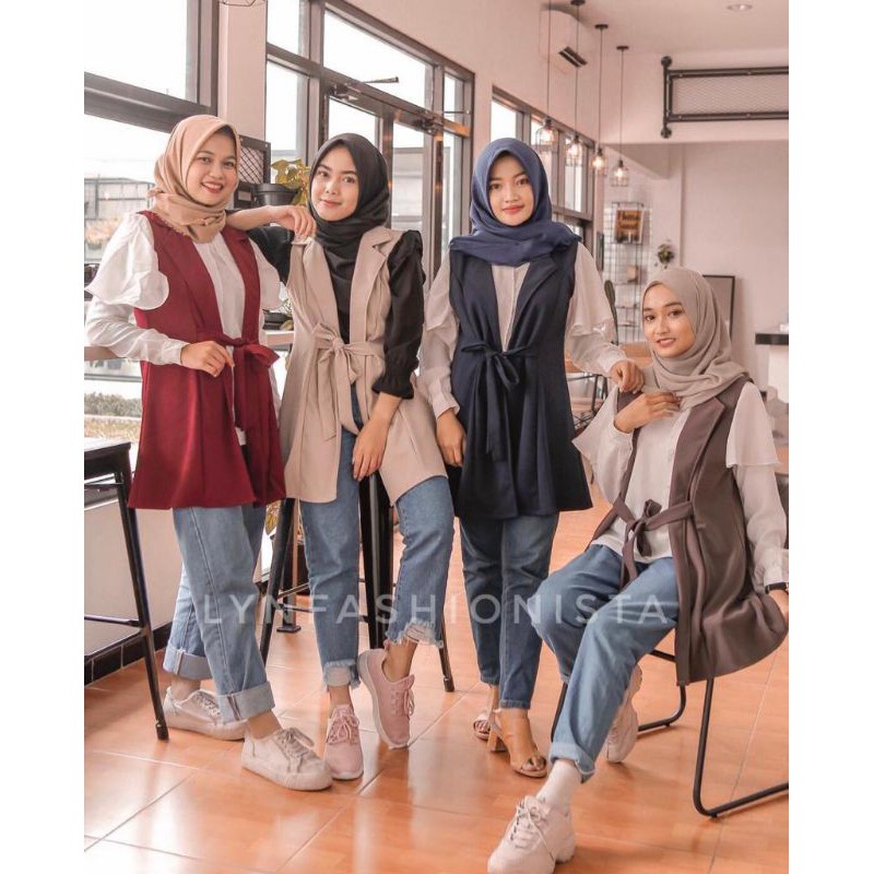 LYNFASHIONISTA-LONG CARDI MUSLIMAH MURAH/CARDIGAN WANITA/GRETA