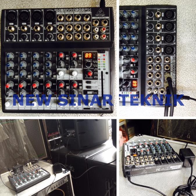 Jual Mixer BEHRINGER XENYX 1202FX 12 Inputs Authorized Dealer