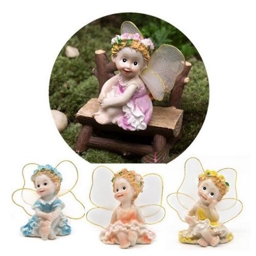 Miniatures - Terrariums - Fairy Garden - Flower Angel