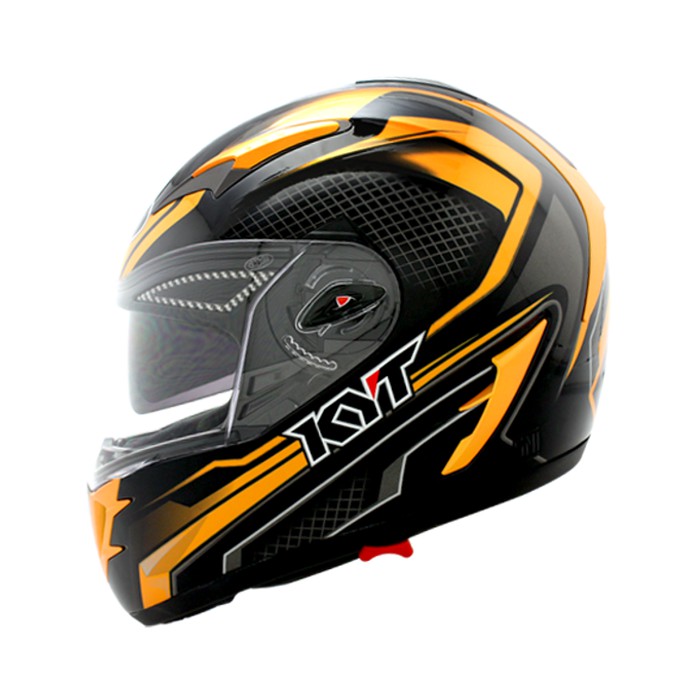 Diskon Helm KYT Alpha Venom Black Blue Full FullFace Double Visor