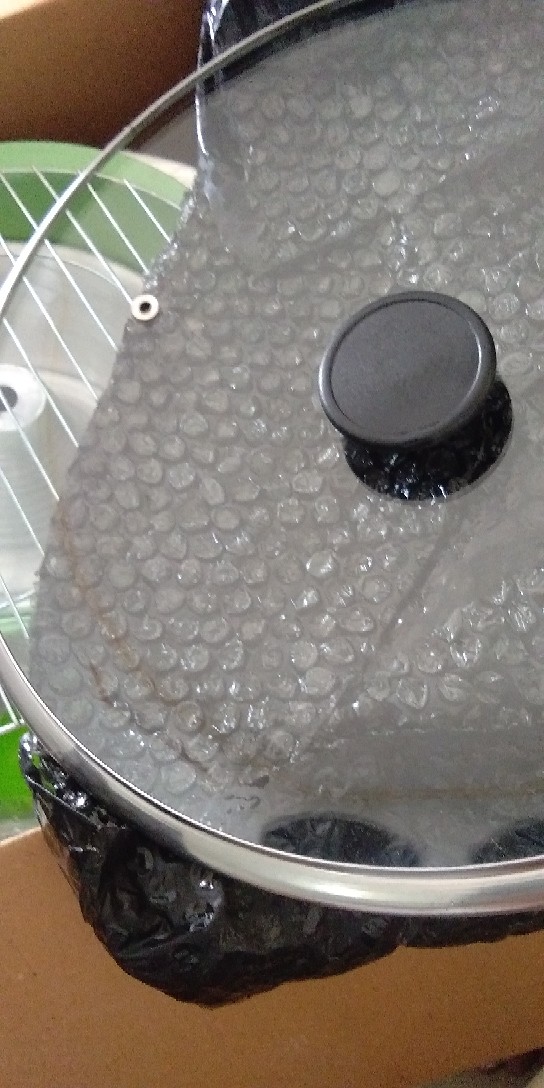 Panci Pan Serbaguna Magic Pot Indisah  Oven, Kukus, Presto Uk 33,5cm Tutup Cekung Kaca