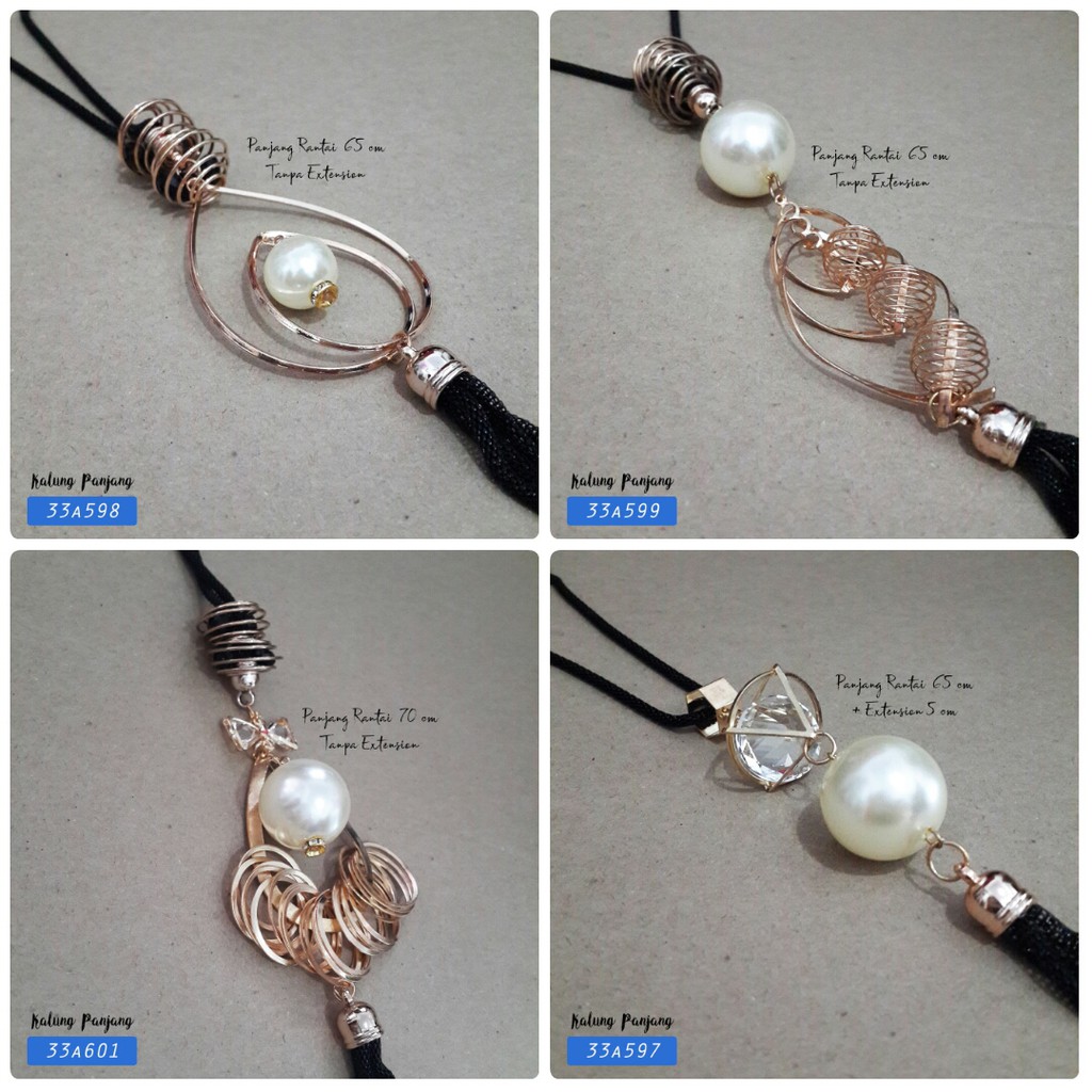 Tren Terbaru Kalung Mutiara Fashion Kalung Chanel Model