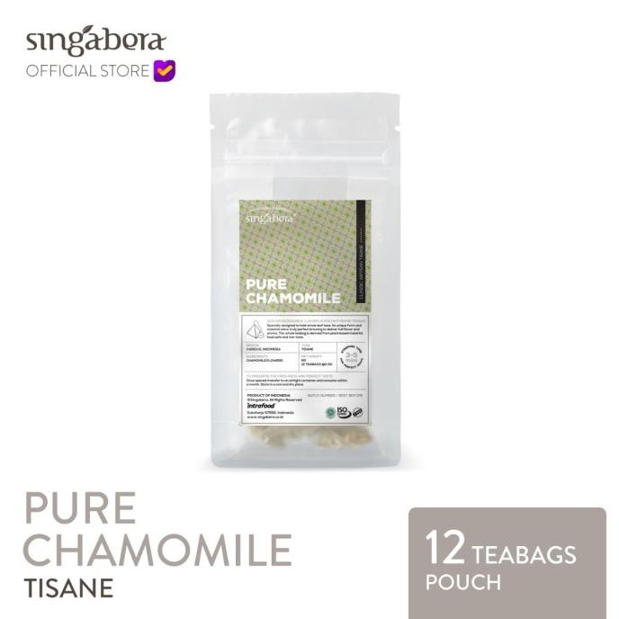 

[ COD ] Singabera Tea & Tisane Pure Chamomile Organic 12 teabag PROMO Kode 268