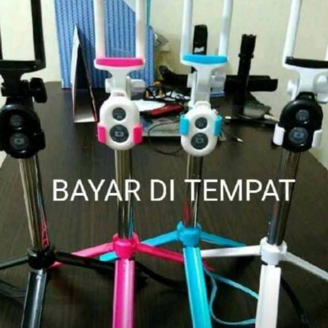 Tongsis Hitam multifungsi