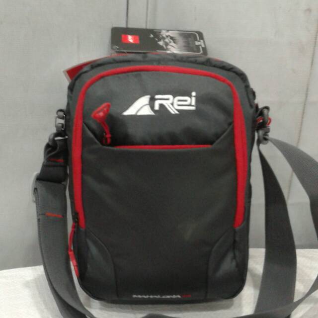 Tas selempang Rei Mahalona list merah Ori