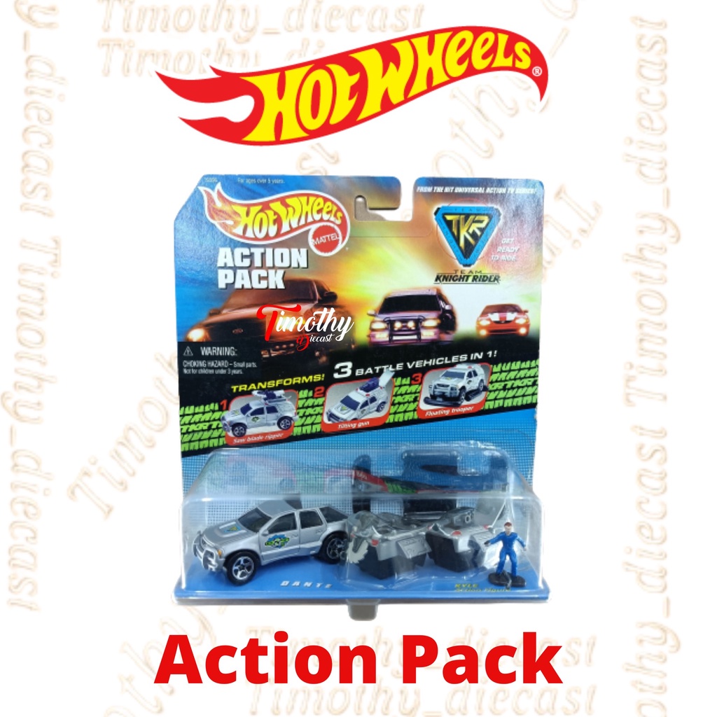 HOT WHEELS ACTION PACK TEAM KNIGHT RIDER DANTE KYLE ACTION FIGURE