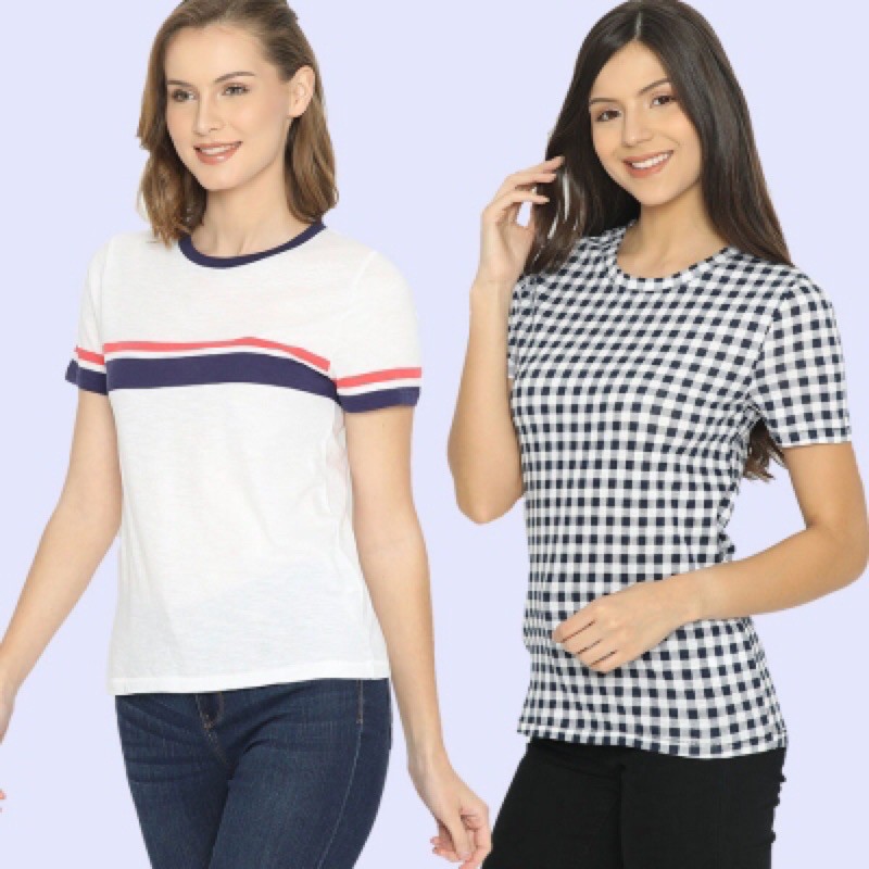 Jcrew Vintage Cotton Tee - Kaos Branded Wanita Lengan Pendek