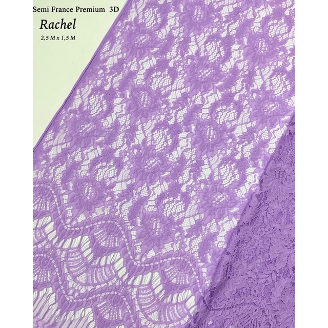 Semi prancis premium 3D / kain brokat premium
