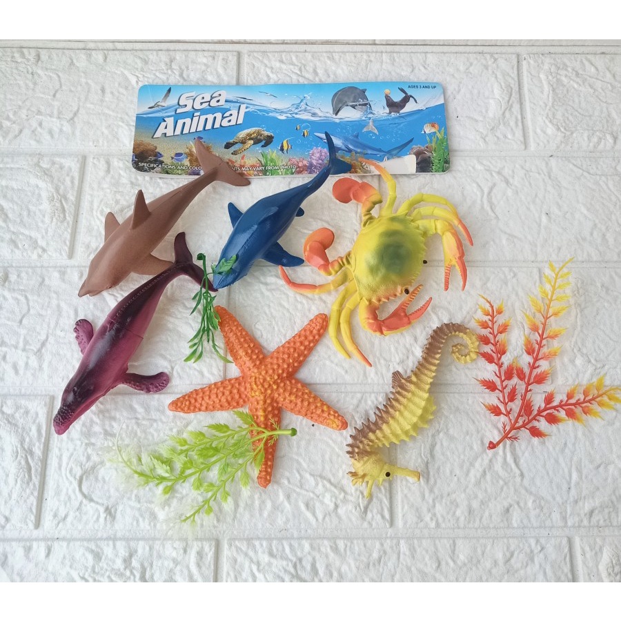 Binatang Laut Sea Animal Isi 6 pcs 062MainanAnak