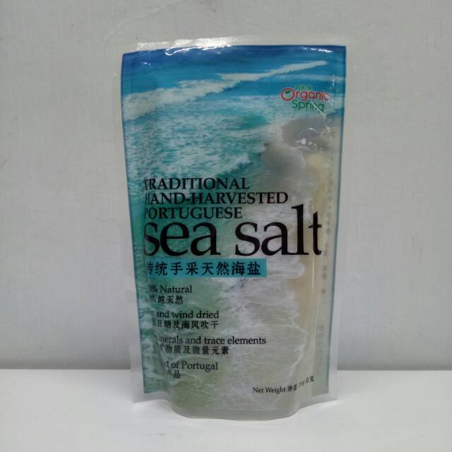 

Garam laut organic spring traditional hand harvested portuguese sea salt 250g