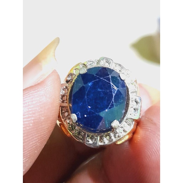 CINCIN BATU BLUE SAFIR KUALITAS SUPER ASLI NATURAL HARGA MURAH