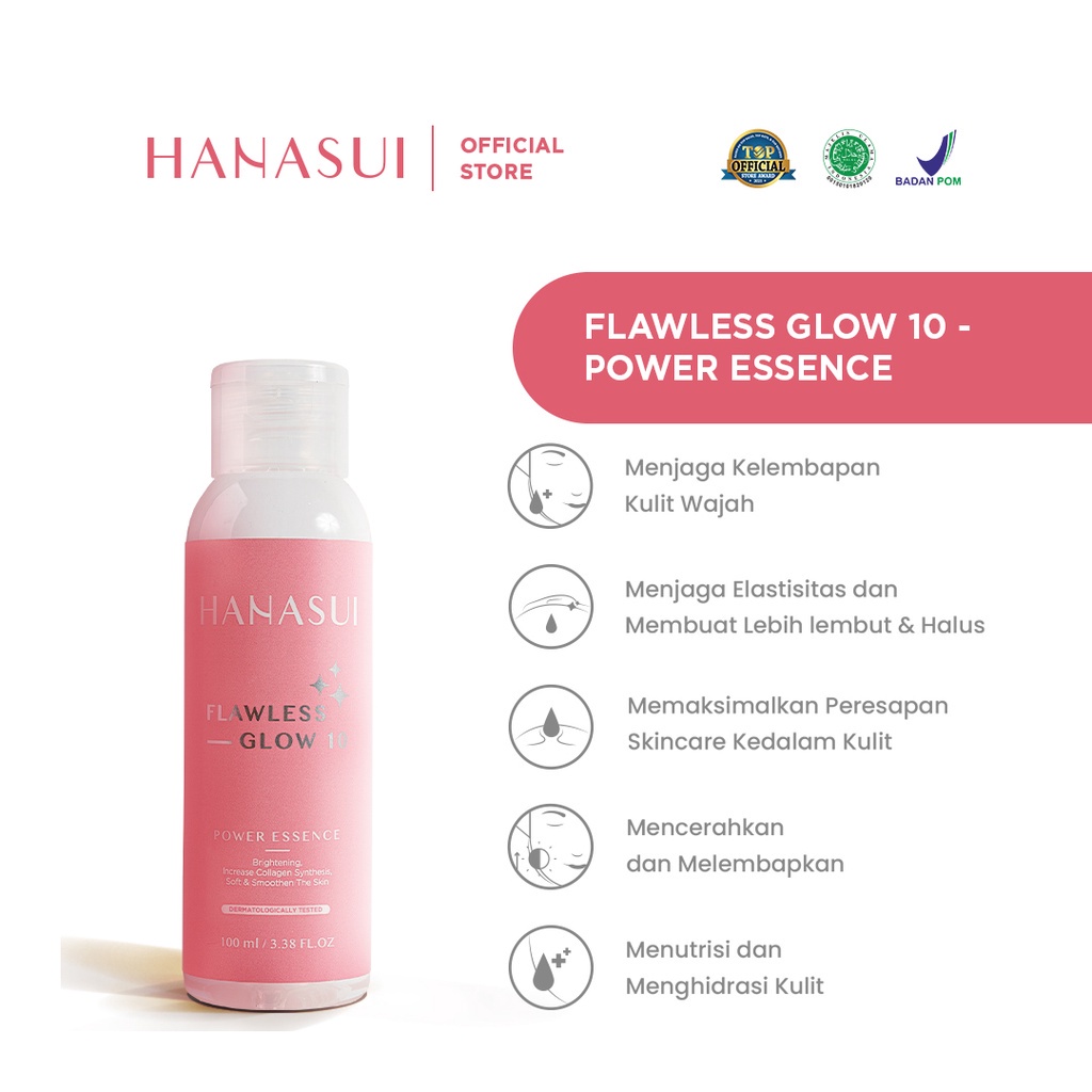 ⭐️ Beauty Expert ⭐️ HANASUI Flawless Glow 10 - HANASUI Day Cream Night Cream Essence Cleanser - HANASUI Sunscreen Fix &amp; Glow