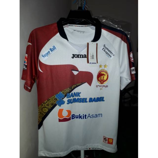 Jersey sriwijaya fc 3rd tahun 2014 original player issue size L pit XL nns teja paku alam no 23