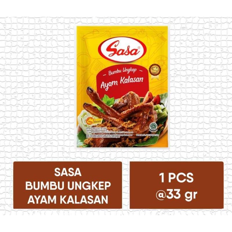 

SASA Instan Bumbu Ungkep Ayam Kalasan