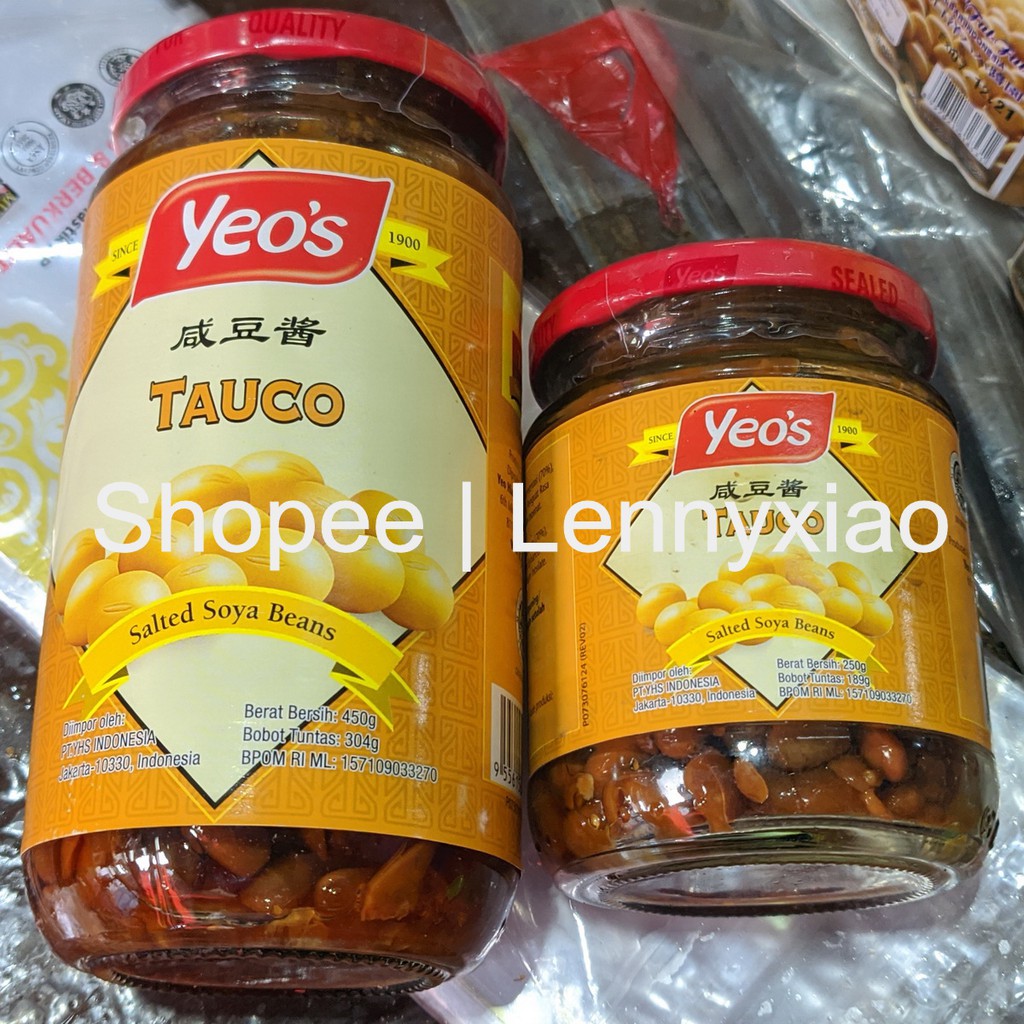 Jual Tauco Theu Ciong Teu Chiong Yeos Yeo S Kecil Salted Soya Bean