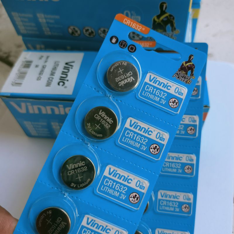 Battery cr1632 vinnic domsem original | cr 1632 | BATEREI CR1632 VINNIC