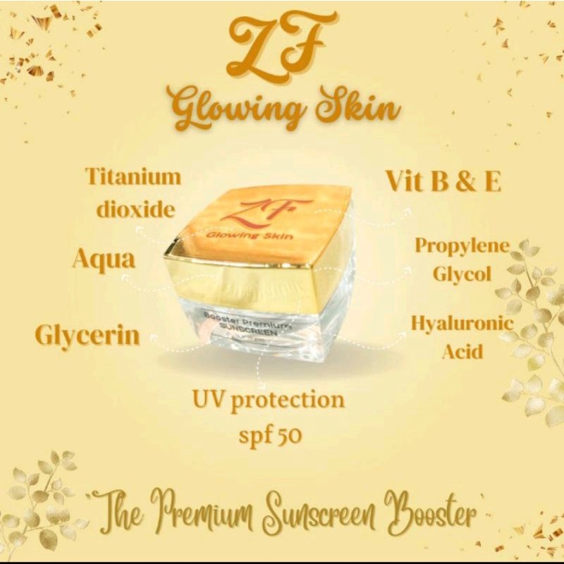 ZF sunscreen bosteer premium