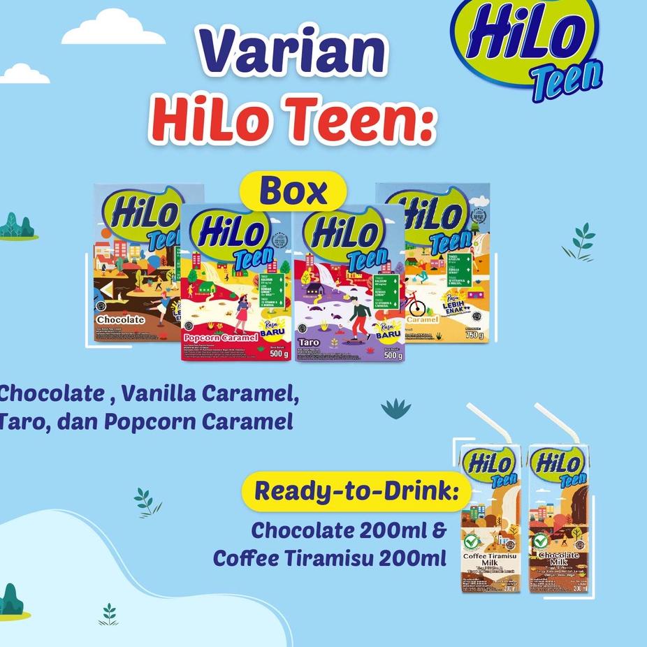 

New - 4 Pack - HiLo Teen Coffee Tiramisu Milk 200 ml RTD to Drink - Susu Tinggi Kalsium